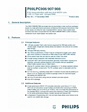 DataSheet P89LPC906 pdf